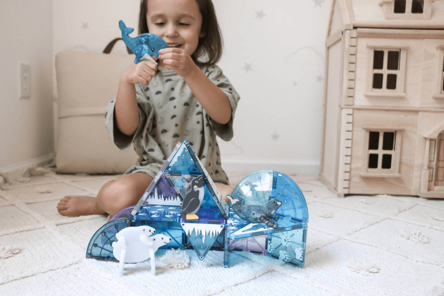 Klocki magnetyczne - zwierzątka